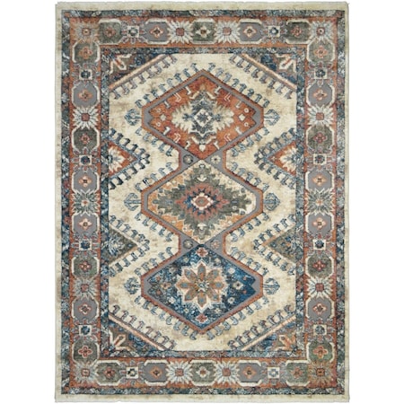 Sleep Ez 7 ft. 8 in. x 9 ft. 8 in. Oxford Sahara Area Rug, Beige SL1861250